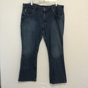 Carhartt Curvy Fit Medium Wash Bootcut Jeans Size 18